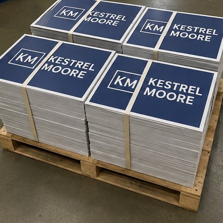 Customized political signs for ballot measures and advocacy